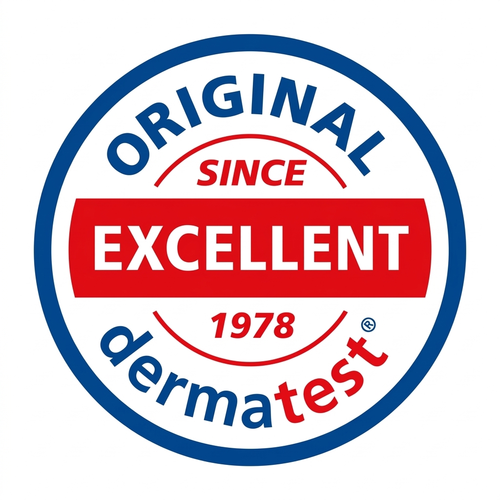 Dermatest Excellent certification badge
