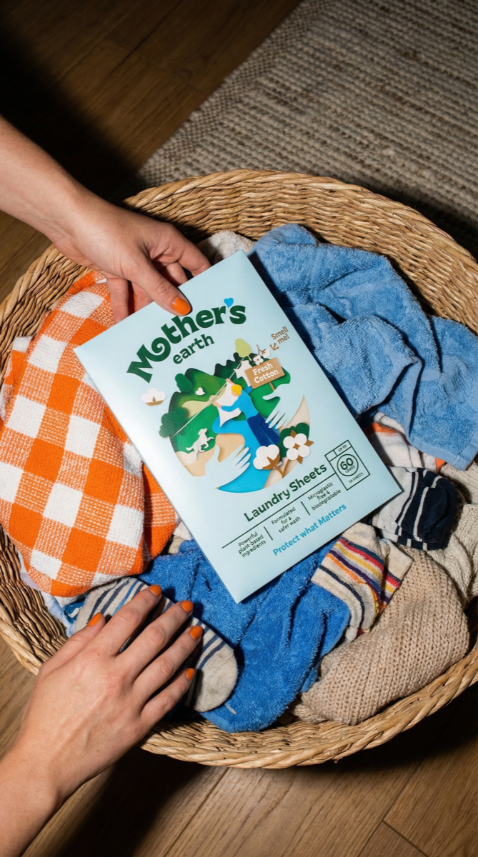 Mother's Earth Laundry Sheets package